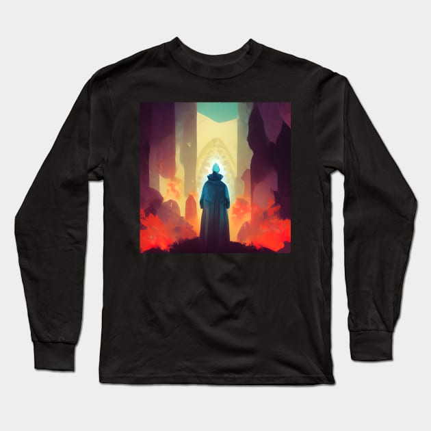 Enchanter | Comics style Long Sleeve T-Shirt by ComicsFactory